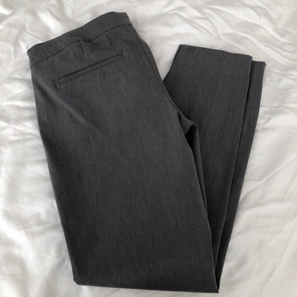 Slim Cut Grey Maternity Pants